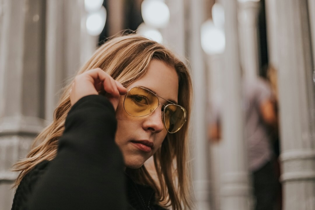 Studio portrait of a young German female data analyst